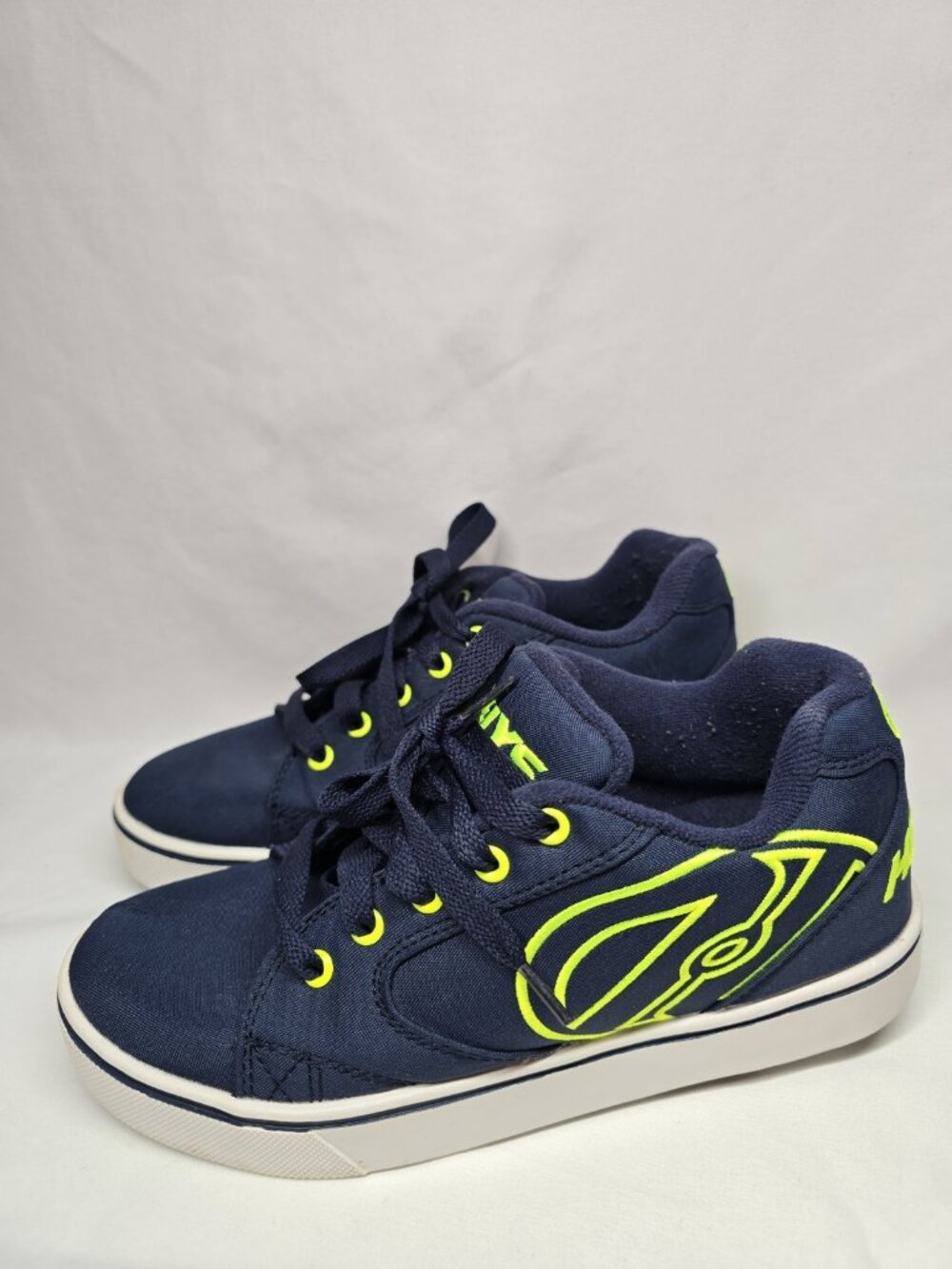 Heelys Vopel HE100189 Wheeled Skate Shoes Navy Neon Youth - Size 6